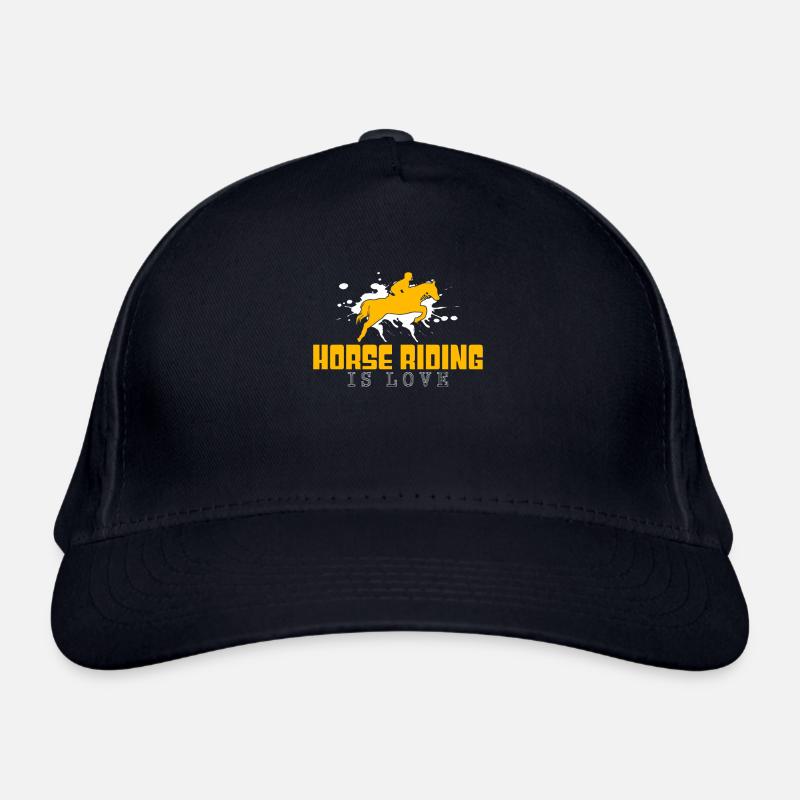 Équitation disant Casquette classique bio