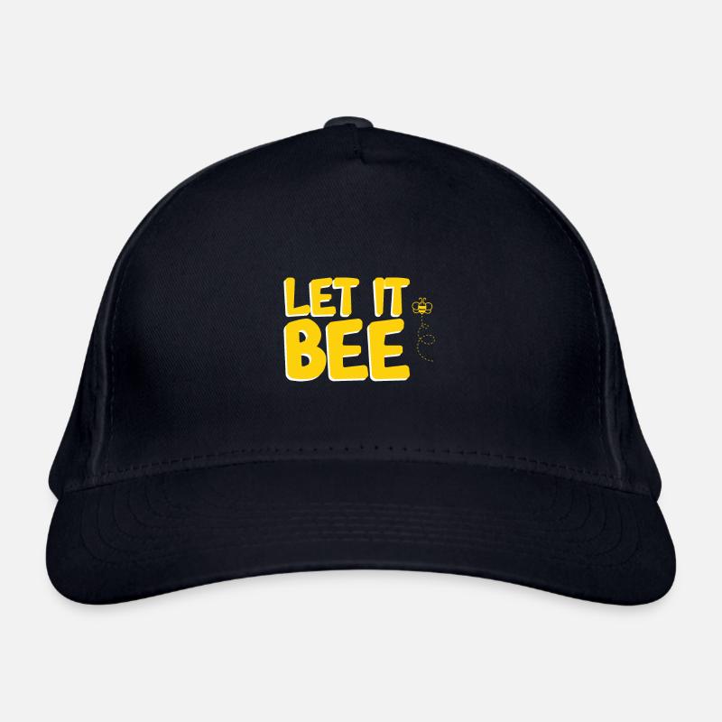 Bees honey bee beekeeper beekeeper gift - Organic Baseball Cap - navy