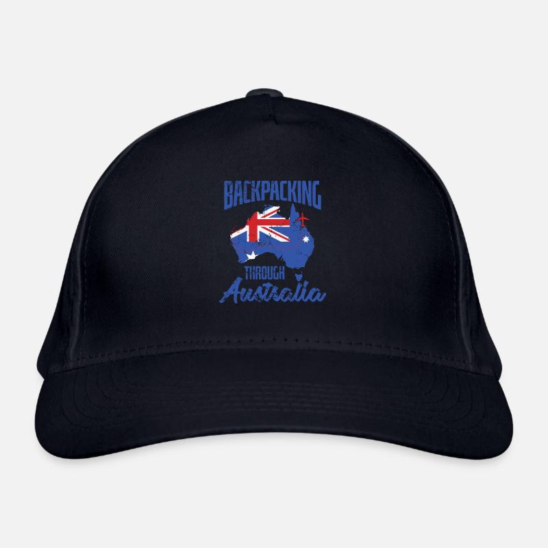 Backpacking through Australia Sydney Organic Baseball Cap