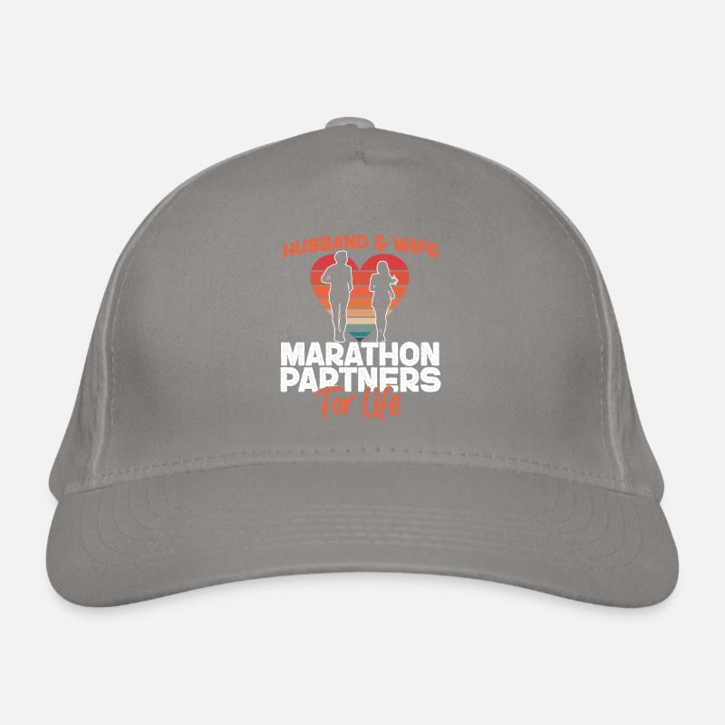 Running Runner Half Marathon Organic Baseball Cap
