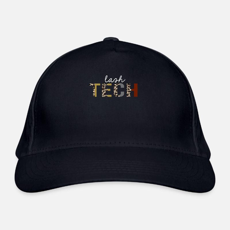 Lash tech Leopard Print Funny Gift Organic Baseball Cap