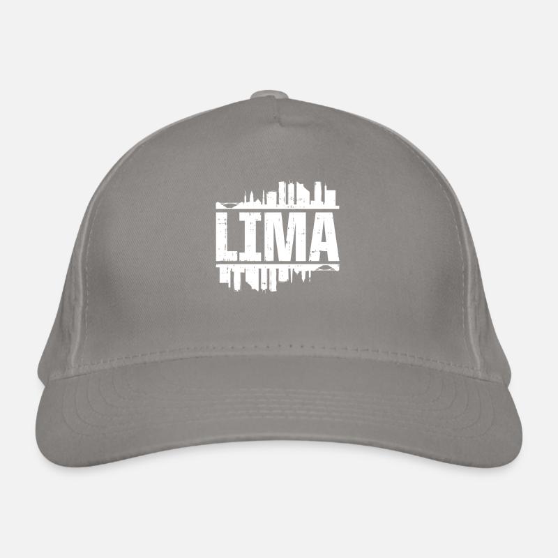 Lima Peru Skyline Organic Baseball Cap
