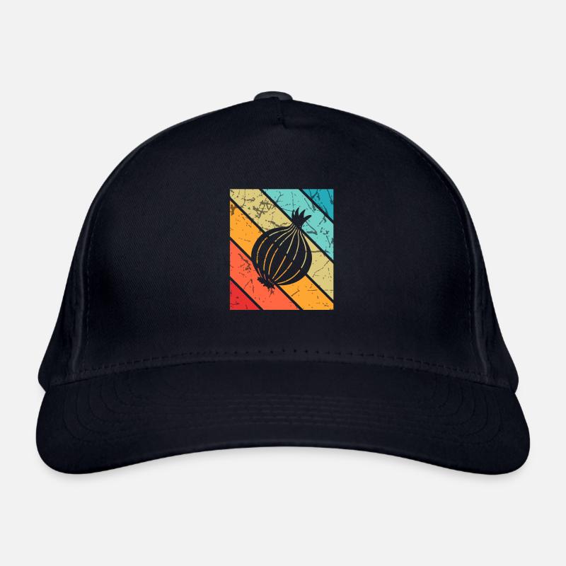 Onion Lover Retro Vegetables Vegan Gift idea Organic Baseball Cap