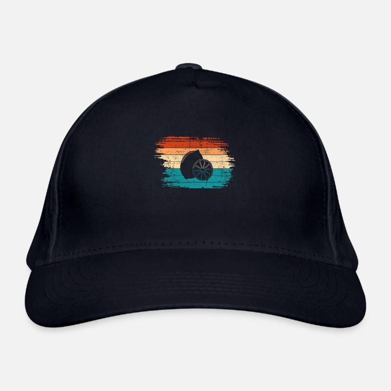 Lemon Fruit Lover Retro Lemonade Gift idea Organic Baseball Cap