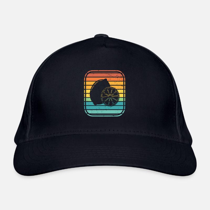 Lemon Fruit Lover Retro Lemonade Gift idea Organic Baseball Cap