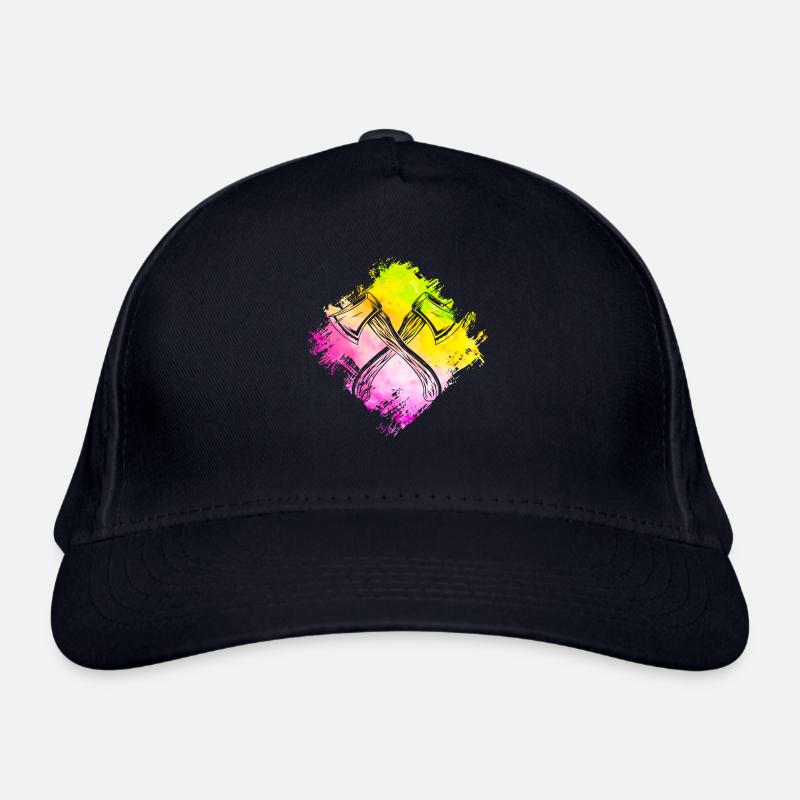 Axtwerfen Bio-Baseballkappe