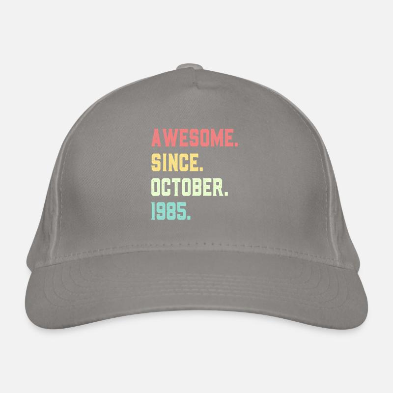 Awesome Since October 1985 Organic Baseball Cap