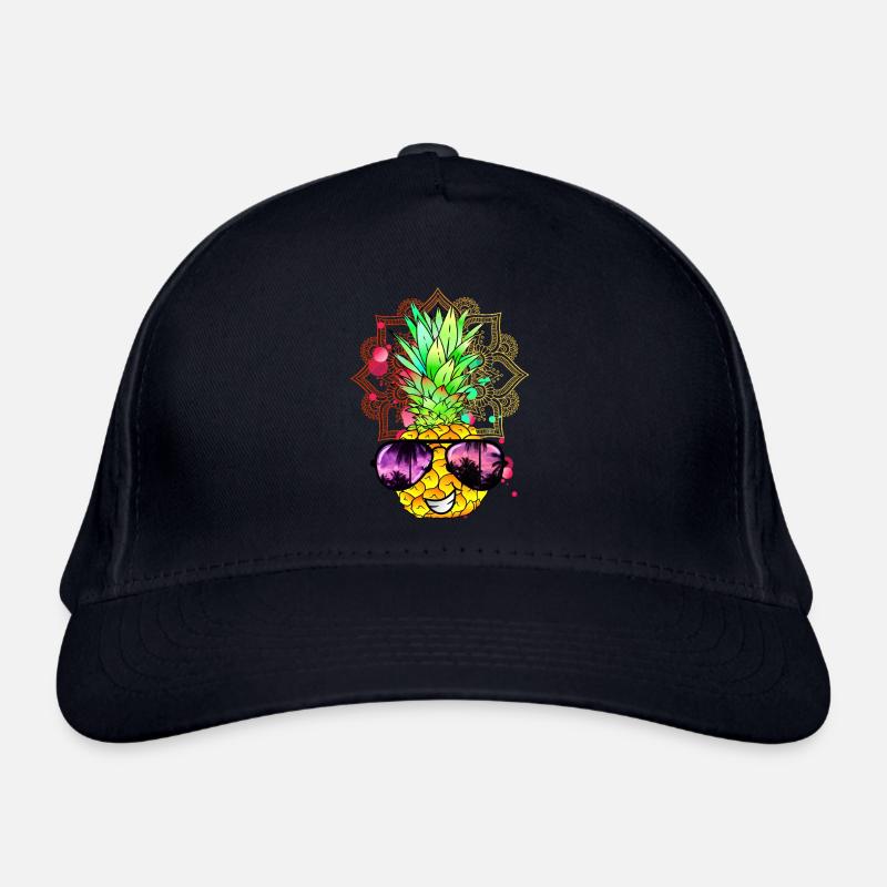 Pineapple Mandala Organic Baseball Cap