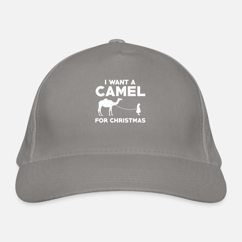 Ich Möchte Ein Kamel Zu Weihnachten Bio-Baseballkappe