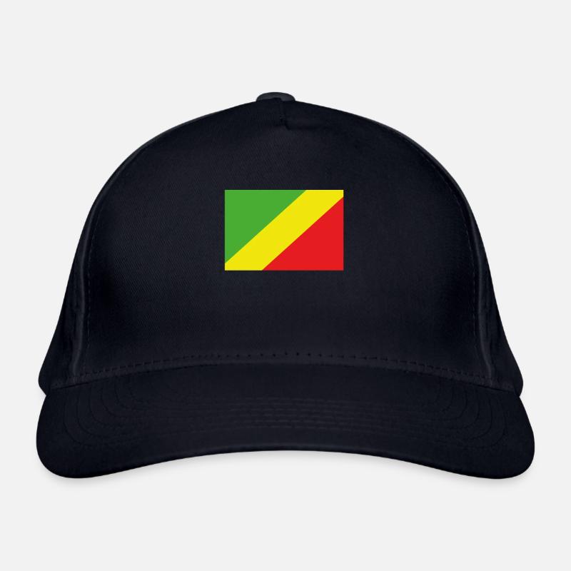 Drapeau officiel du Congo République du Congo Pays congolais Casquette classique bio