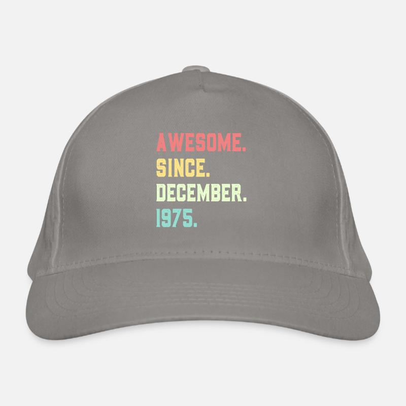 Awesome Since December 1975 Organic Baseball Cap