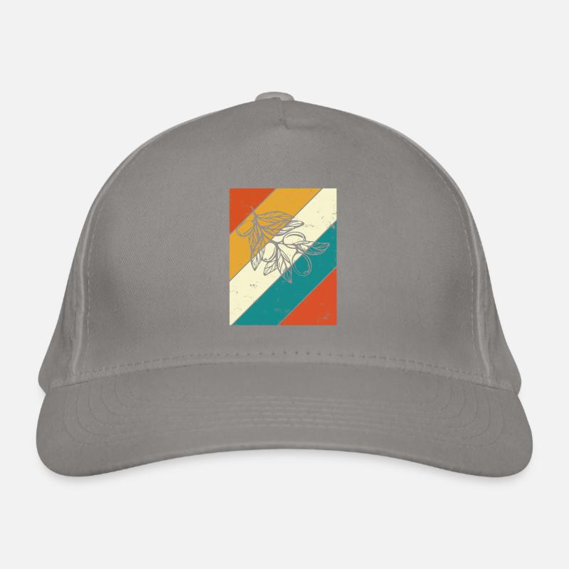 Huile d’olive Retro Vegetarian Idée cadeau Casquette classique bio