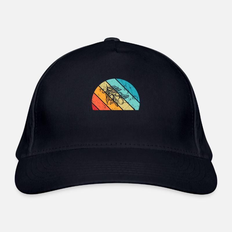 Huile d’olive Retro Vegetarian Idée cadeau Casquette classique bio
