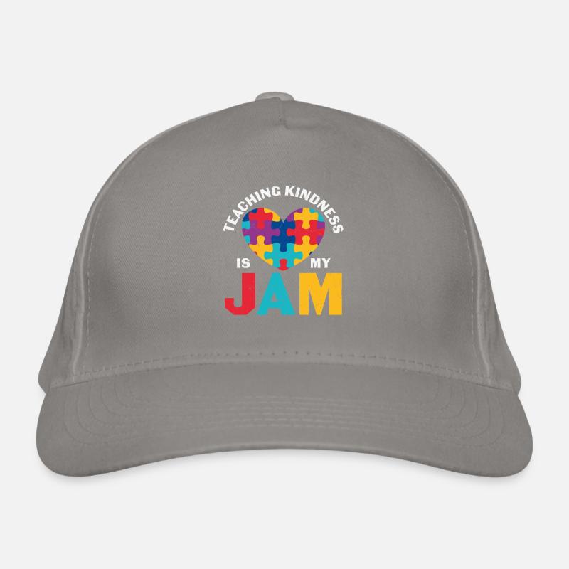 Teaching Kindness Is My Jam Kindness Quotes Organic Baseball Cap