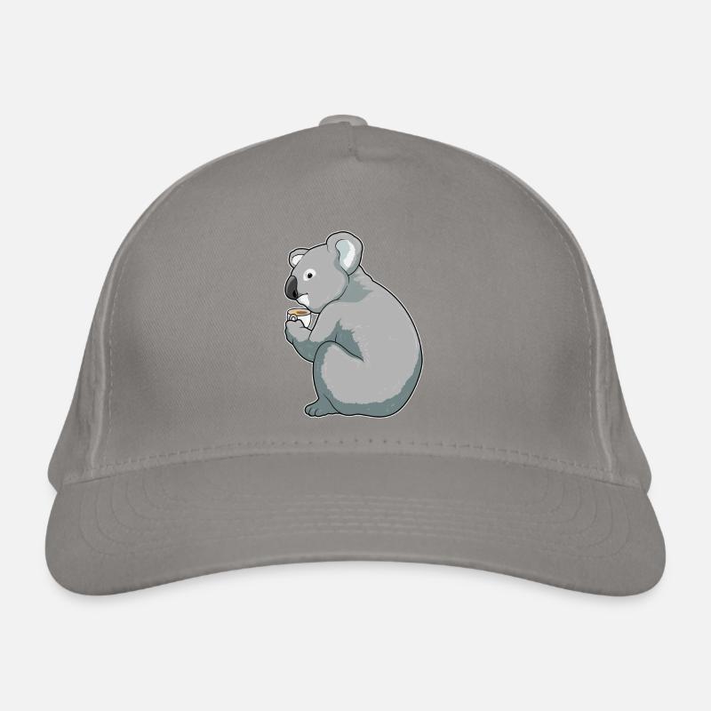Koala Coffee Mug Organic Baseball Cap