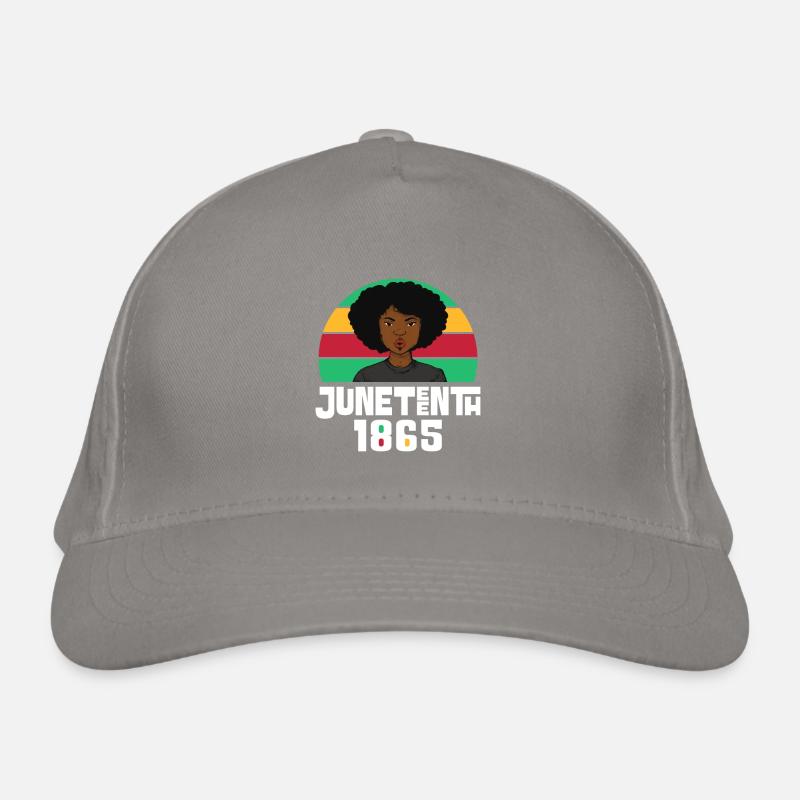 Juneteenth 1865 Black History Bio-Baseballkappe