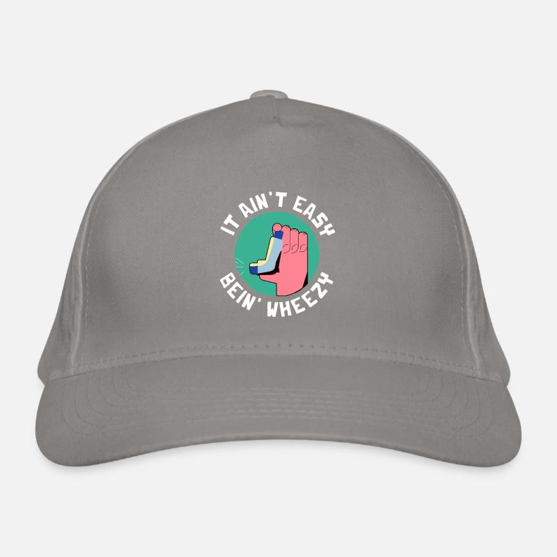 It Ain't Easy Bein' Wheezy Asthma Awareness RT Bio-Baseballkappe