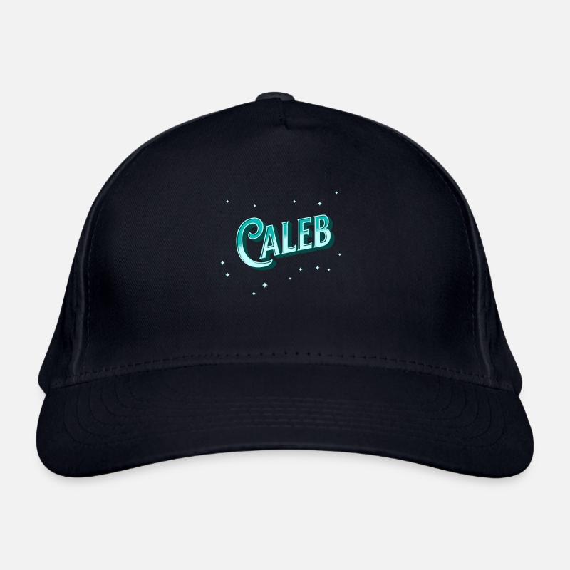 Caleb name personalized Organic Baseball Cap