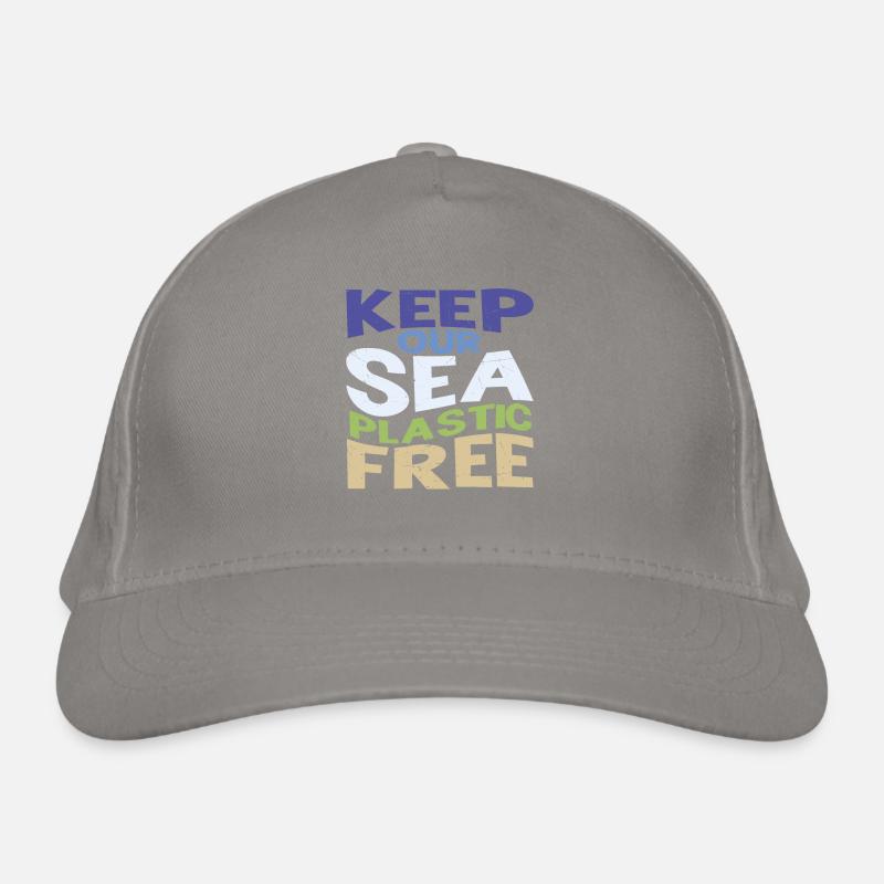 Keep Our Sea Plastic Free Organic Baseball Cap