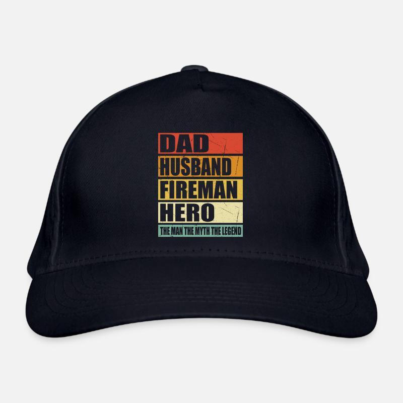 Père Mari Pompier Héros Casquette classique bio
