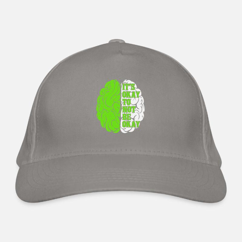 C’est normal de ne pas être bien Sensibilisation à la santé mentale Casquette classique bio