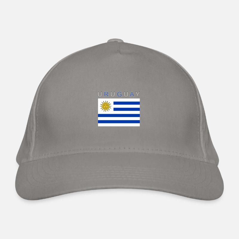 Uruguay Flag Montevideo Organic Baseball Cap