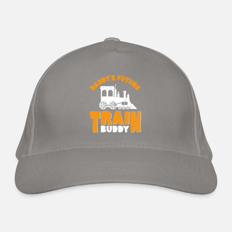 Steam Train Driver Trainspotting Organic Baseball Cap