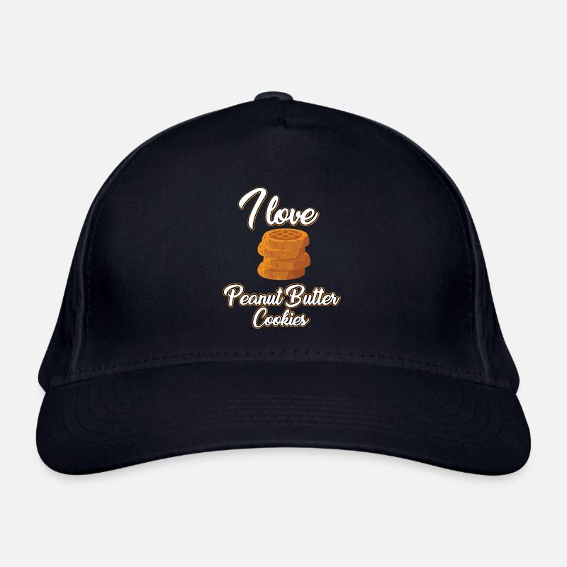 J’adore les biscuits au beurre de cacahuète Casquette classique bio