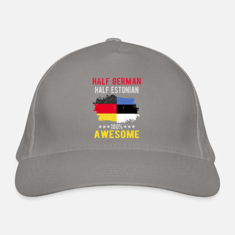 Half German Half Estonian Organic Baseball Cap