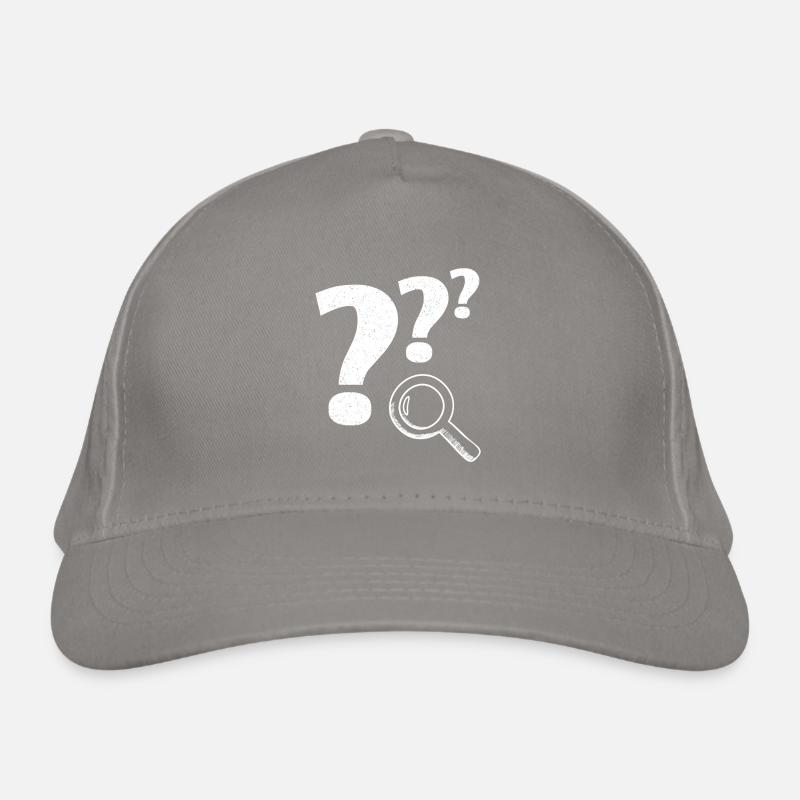 Loupe point d’interrogation Casquette classique bio