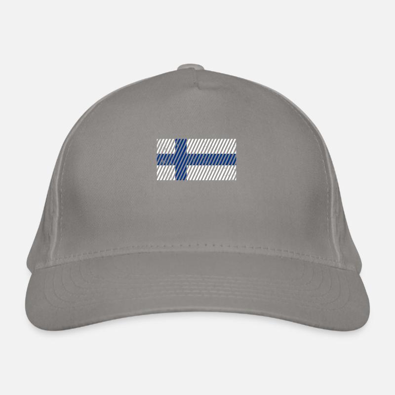 Drapeau de la Finlande Casquette classique bio