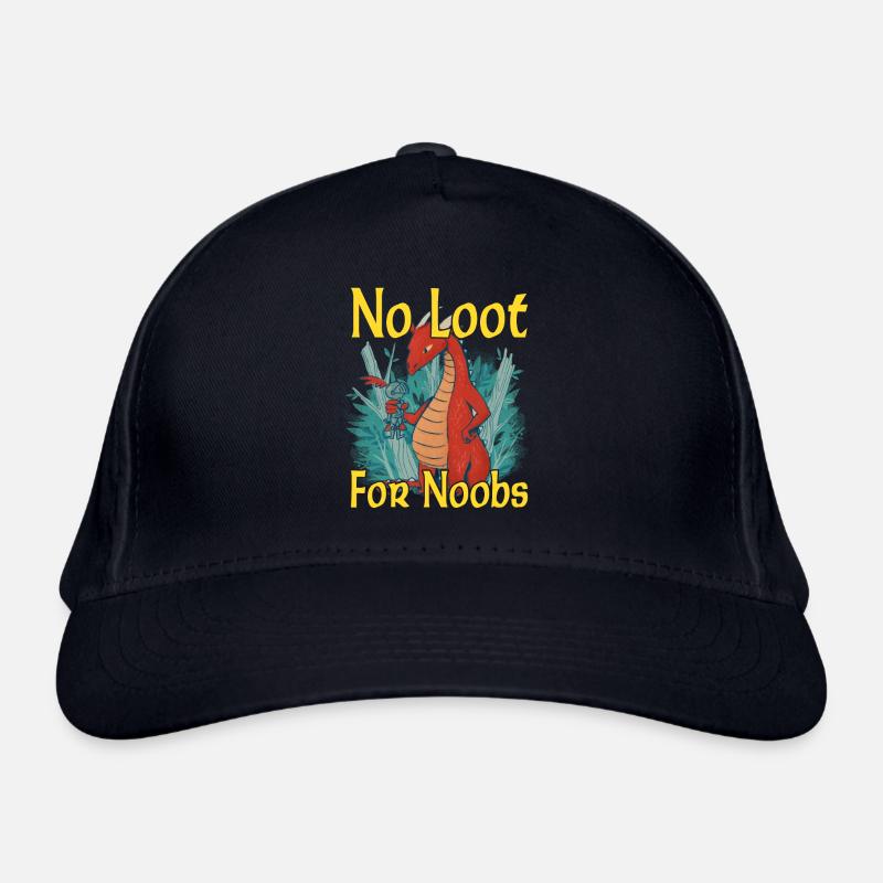 No Loot for Noobs - Mmorpg Organic Baseball Cap