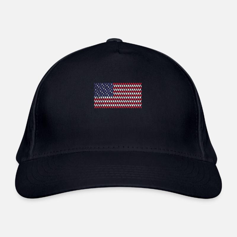 Drapeau des États-Unis Casquette classique bio