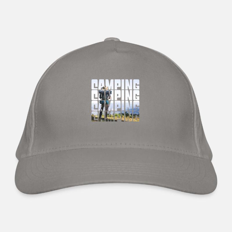 camping Organic Baseball Cap