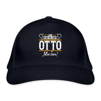 Otto Geschenkidee Geschenk Geburtstag - Bio-Baseballkappe - Navy - Vorne