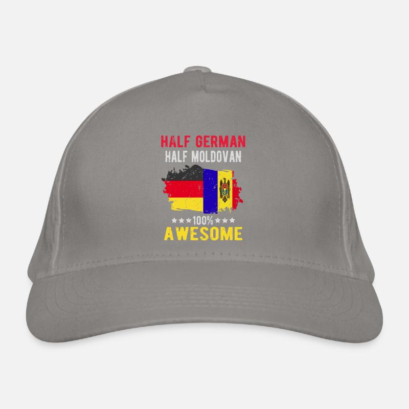 Half German Half Moldovan Organic Baseball Cap