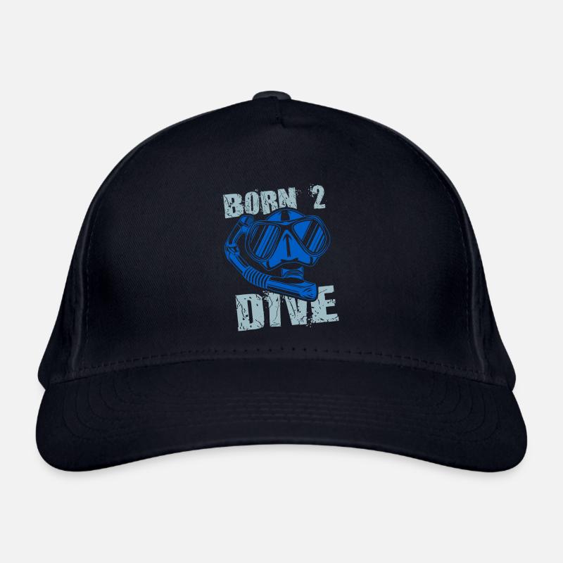 Born to dive Organic Baseball Cap