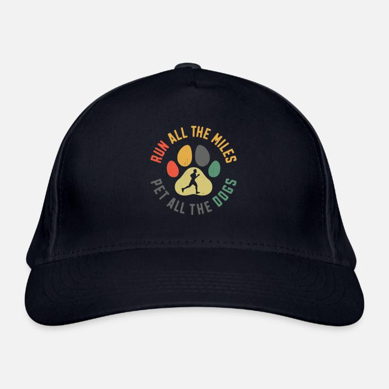 Running Runner Half Marathon Dog Organic Baseball Cap