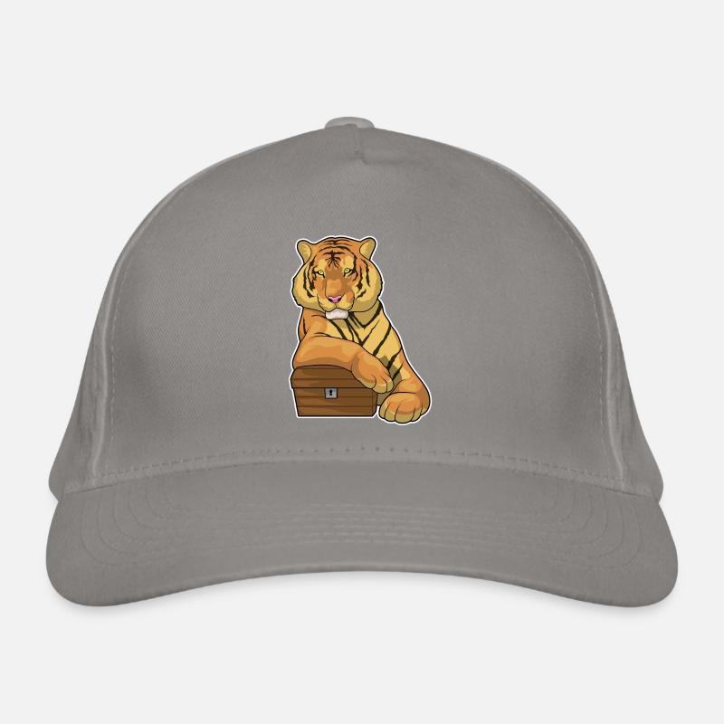 Tiger Treasure Chest Organic Baseball Cap