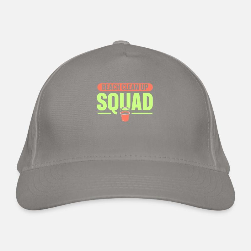 Beach Clean Up Squad Beach Cleaning Organic Baseball Cap