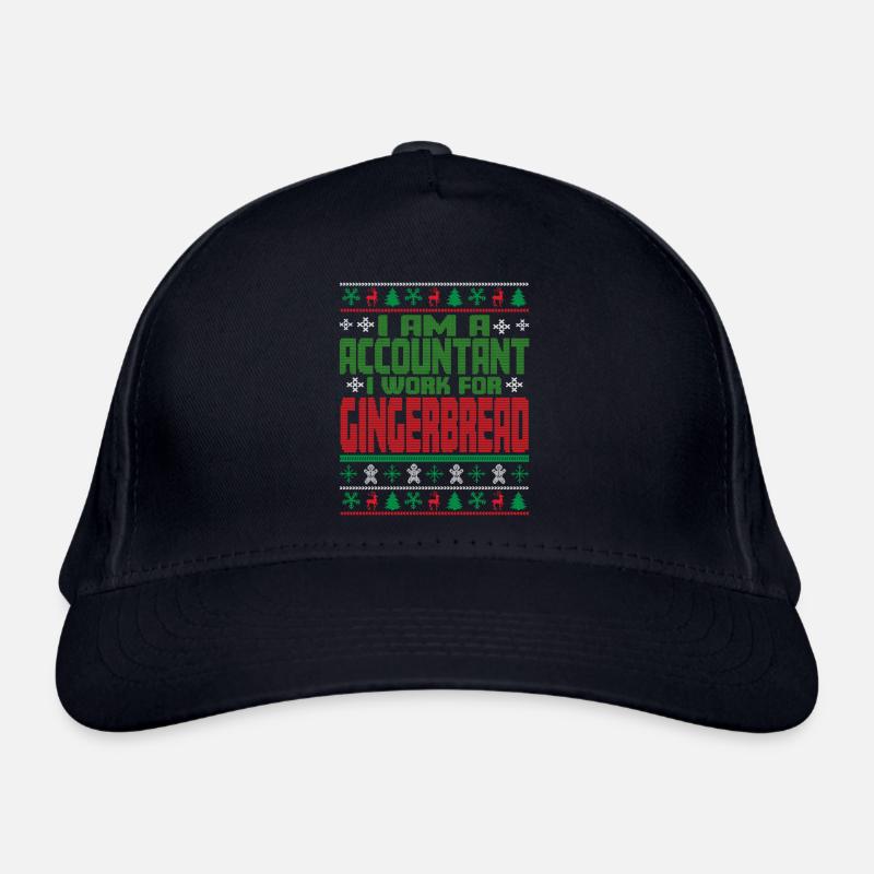 Buchhalter Weihnachten Spruch Bio-Baseballkappe