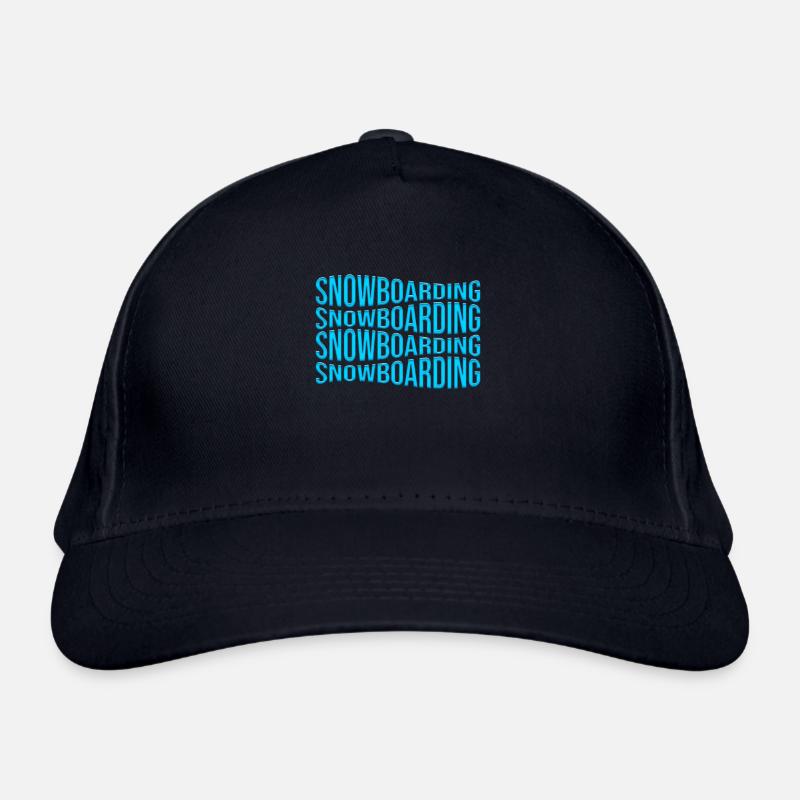 snowboarding Organic Baseball Cap