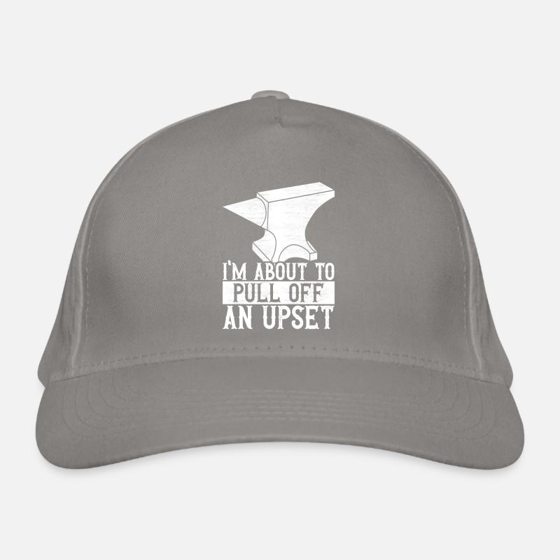 Blacksmith Forging Anvil Organic Baseball Cap