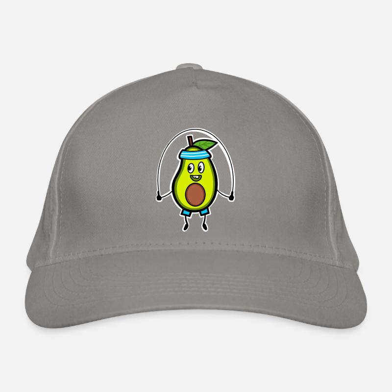 Avocado Jumping Rope Organic Baseball Cap