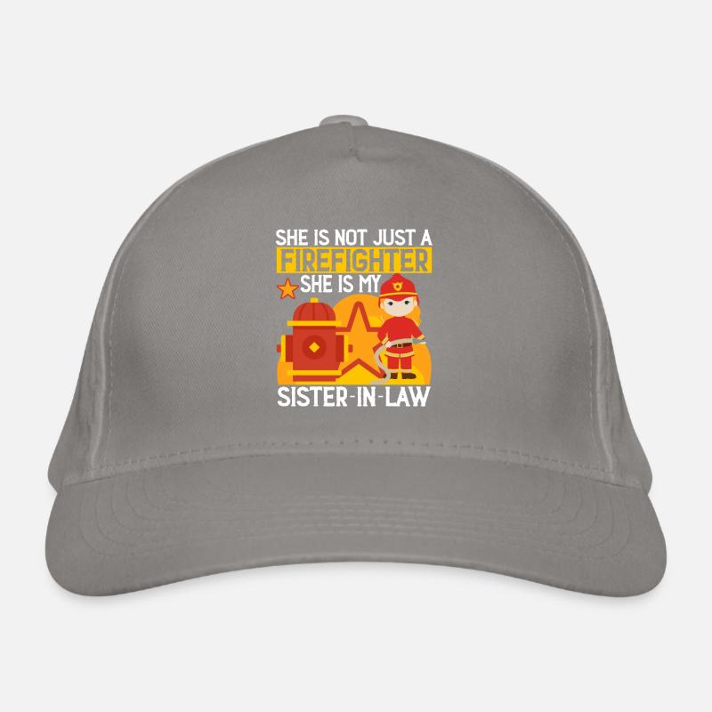 She is not just a firefighter - fire brigade Organic Baseball Cap