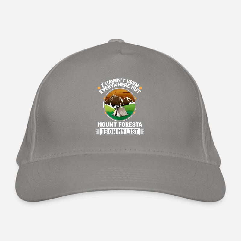 Le mont Foresta est sur ma liste Randonner Camping Randonneur Casquette classique bio