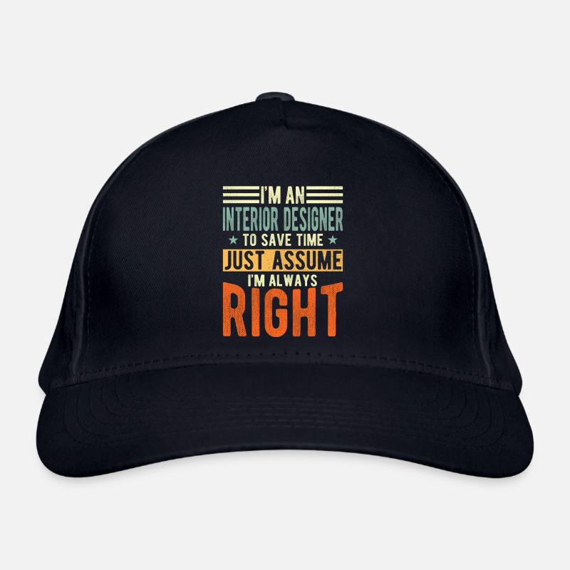 Interior designer Organic Baseball Cap