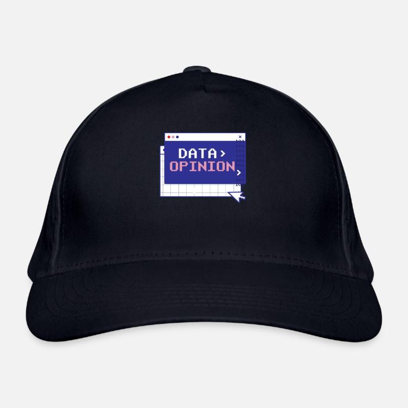 Data > Opinion Code Coding Programmer Coder Organic Baseball Cap