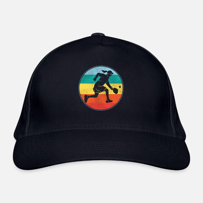 Pickleball Retro Vintage Bio-Baseballkappe