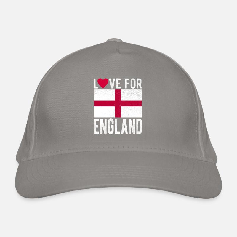 England Flag Organic Baseball Cap